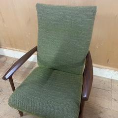 110703 1人掛けソファ椅子イスグリーンの画像