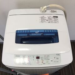 ○【通電確認済】Haier ハイアール 全自動洗濯機 JW-K42M 4.2kg 2018年製 生活家電 中古品(NF251107) Zi-2324の画像