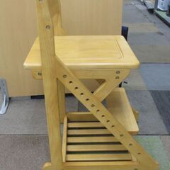 ニトリ 学習イス チェア 学習チェア 高さ調節 XS-15 座面高430-530㎝ ガクシュウイス 天然木 札幌 北20条店の画像