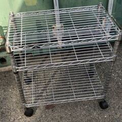 JM20412K) UNI SELFスチールラック＜幅：約62cm 高さ：約65cm 奥行：約38cm＞中古品【取りに来られる方限定】　 の画像