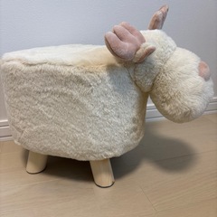 旭川市！引き取り限定！アニマルスツール　椅子　チェア　ローチェア　未使用！タグ付き！の画像