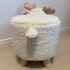 旭川市！引き取り限定！アニマルスツール　椅子　チェア　ローチェア　未使用！タグ付き！の画像