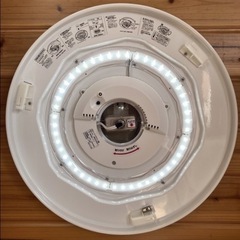 【No.2】ニトリ LEDシーリングライト 6畳 NS001 商品CD:8380211 S/N:Z307669 リモコン付属(電池別) 通電OK 動作品 A046の画像