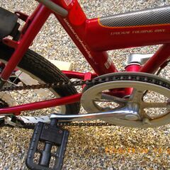 折り畳み自転車　６段変速付きの画像