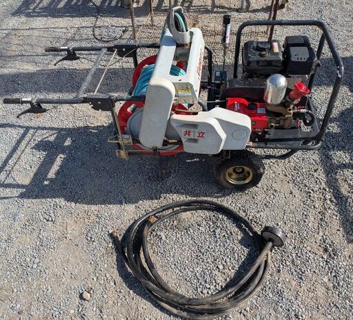 鹿児島発　共立自走式整列セット動噴VSC3550G　ノズル付き