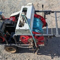 鹿児島発　共立自走式整列セット動噴VSC3550G　ノズル付きの画像