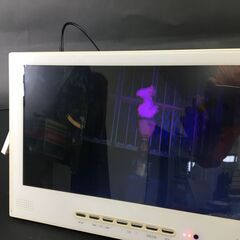 REAL LIFE JAPAN ポータブルDVDプレイヤー FL-12WP 12インチ フルセグチューナー搭載 動作確認済 リモコン付 25k菊DOの画像