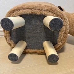旭川市！引き取り限定！アニマルスツール　椅子　チェア　ローチェア　新品未使用！タグ付きの画像