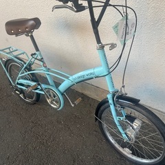 １１J71　コンパクトサイクル２０インチ　６段変速オートライト　自転車専門店の中古車です★　【消費税込み・防犯登録６００円込み】の画像