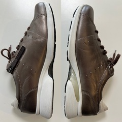 美品ペダラサイドジップレディースウォーキングシューズ婦人靴女性用カジュアルシューズジョギングシューズスニーカーasicsアシックスの画像