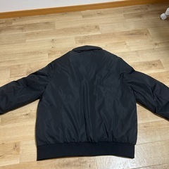 TOMMY HILFIGER トミーヒルフィガー メンズ ブラック ナイロンジャケット Lサイズの画像