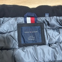 TOMMY HILFIGER トミーヒルフィガー メンズ ブラック ナイロンジャケット Lサイズの画像