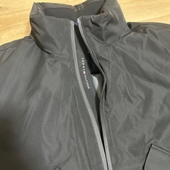 TOMMY HILFIGER トミーヒルフィガー メンズ ブラック ナイロンジャケット Lサイズの画像