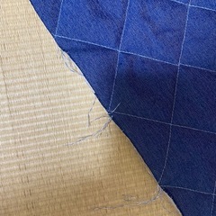 ラルフローレンのデニム風キルト生地✖️2枚とテープセットの画像