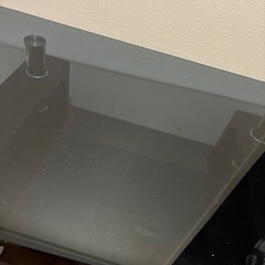 【11/9まで
❣️】ガラステーブル　105×59×41.5 の画像
