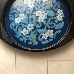 レトロなお盆の画像