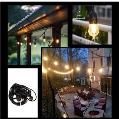 ガーデンライト モールライト　レトロ電球タイプ　電球はついてません？の画像