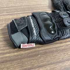 SIMPSON バイク用グローブ Mサイズの画像