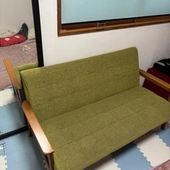 木目調
2人掛けソファー の画像