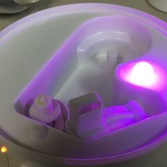 A4670　アズマ　超音波式　加湿器　 RAINBOW DEW　QLG-R13　しずく型　滴型　Sサイズ　インテリア　7色　虹色　アロマ の画像