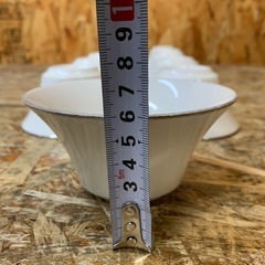 C(7668)直接引き取り限定 ノリタケ 白磁器 ミニボウル 11個セット サラダボール 食器 Noritakeの画像