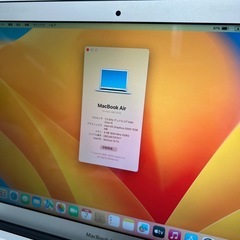 MacBook Air 13inch 4GB / 128GB の画像