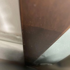 🏷️超大型　ミラー　鏡　270サイズ　相当　木製フレーム　 全身鏡 縦長 ブラウン 【非対面・引き取り限定】　　の画像