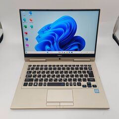 超軽量 タッチパネル バッテリー◎ フルHD 13.3 NEC ノートPC LAVIE GN276W1AA Core i7-7500U windows11 home 8GB SSD256GB  カメラあり オフィス (C244)の画像