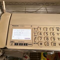 【良品】Panasonic 電話　子機つき　ホワイトの画像