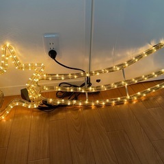 クリスマス　イルミネーション　流れ星の画像