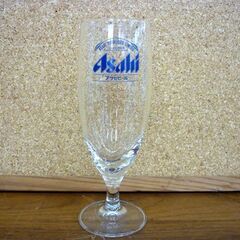 ☆未使用品 Asahi ビアグラス ビールグラス 6個セット 口径6.0cm 高さ18.7cm アサヒビール ピルスナー ゴブレット 酒器 札幌市 豊平区 平岸店の画像