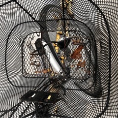 自転車　シルバー　26インチ　サザンポート　カゴ付き　ママチャリの画像