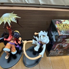 ワンピース　フィギュア　2体セット　ルフィ　ニカ　バトルレコードコレクションの画像