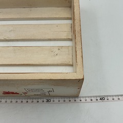 木製ボックス 収納 フルーツショップ風 ウッドトレイの画像