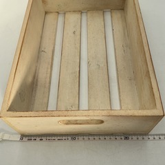 木製ボックス 収納 フルーツショップ風 ウッドトレイの画像