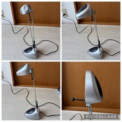 ヴァンウエスト シルバー デスクライト モダンデザイン 100V 20Wの画像