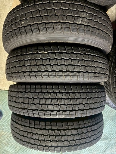 軽バン 軽トラ用 スタッドレス 145/80R12 2023年製 ICE NAVI CARGO ホイールセット エブリイ ハイゼット 