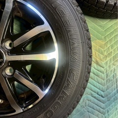 軽バン 軽トラ用 スタッドレス 145/80R12 2023年製 ICE NAVI CARGO ホイールセット エブリイ ハイゼット N-VAN の画像