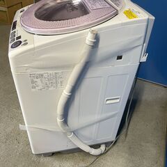 【大容量】SHARP 9.0kg洗濯機 ES-TX95KS 2016年製 通電確認済み 早い者勝ち 引取歓迎 配送OKの画像