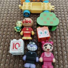 【中古品】アンパンマンのブロックセットの画像