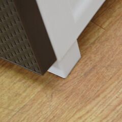 5段 プラチェスト 幅76×奥41×高105cm ダークブラウン系 木目調天板 ロック付き プラスチックチェスト   札幌市 清田区 平岡の画像