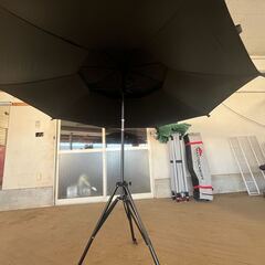 【美品】UVカットパラソル＆マスターキャノピー　ワンタッチタープテント　耐水　日よけ　アウトドアの画像