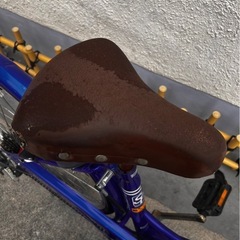 自転車　青　27インチ　ギアあり　カゴ付き自転車　ママチャリ　ELLIPSE&ARCH の画像