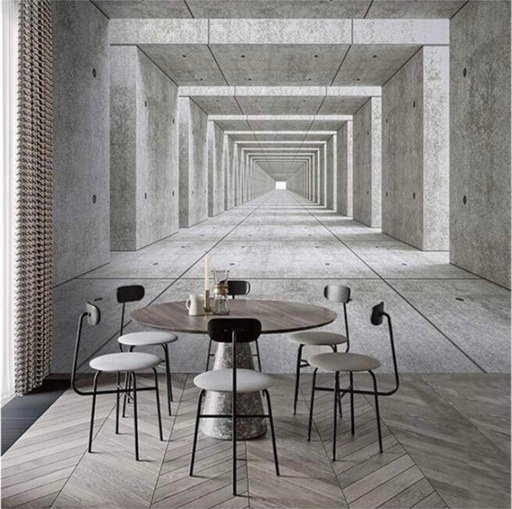 3D壁紙 300㎝(W)×210㎝(H) 打ちっぱなし コンクリート　DIY