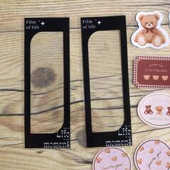 サンキュー　thank you ステッカー　くま　ベア　可愛い　レトロ　最安値の画像