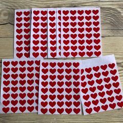 ステッカー　大量　マスキング　ハート　ギフト　デコレーション　大人気　最安値の画像
