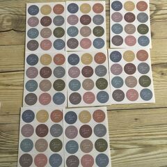 ステッカー　大量　マスキング　ハート　ギフト　デコレーション　大人気　最安値の画像