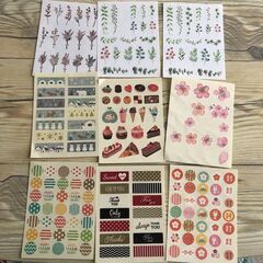 ステッカー　大量　マスキング　ハート　ギフト　デコレーション　大人気　最安値の画像