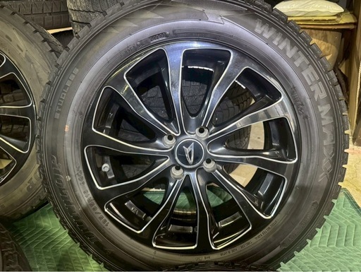 ロッキー ライズ 195/65R16 スタッドレス ダンロップ WM02 ホイールセット 5H100 2020年製