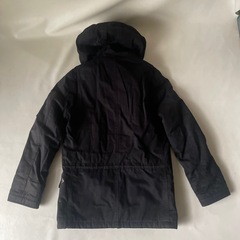 PAZZO パッゾ 291295=HOMME フード付き ジャンバー ブラック Mサイズ相当 中 キルティング加工 防寒ジャンバー 中古品  の画像